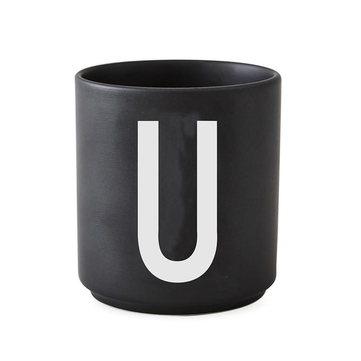 Design Letters kubek czarny - U - Design Letters