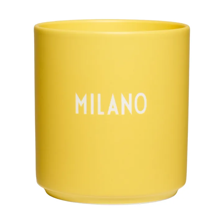 Design Letters kubek International 250 ml - Milano-yellow - Design Letters