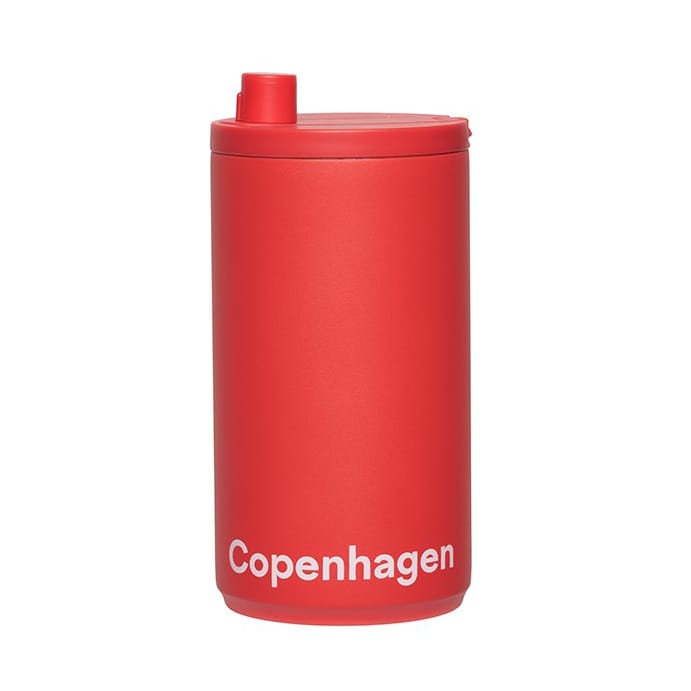 Design Letters kubek podróżny 35 cl - Copenhagen-Coral - Design Letters