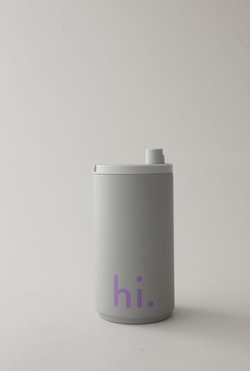 Design Letters kubek podróżny 35 cl - Hi-cool gray - Design Letters