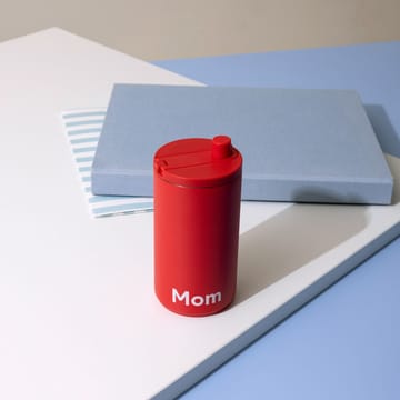 Design Letters kubek podróżny 35 cl - Mom-Coral - Design Letters