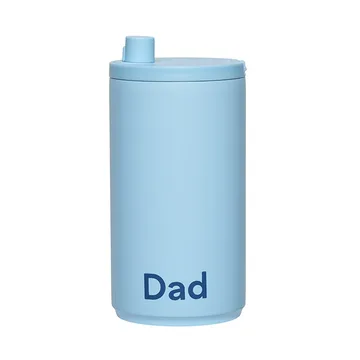 Design Letters kubek termiczny 350 ml - Dad-Jasnoniebieski - Design Letters