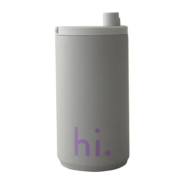 Design Letters kubek termiczny 350 ml - Hi-cool gray - Design Letters