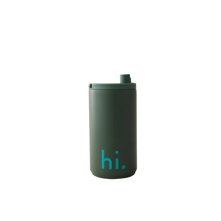 Design Letters kubek termiczny 350 ml - Hi-myrtle green - Design Letters