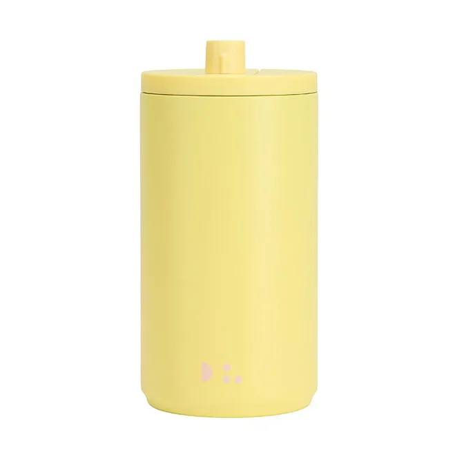 Design Letters kubek termiczny 350 ml - Yellow - Design Letters