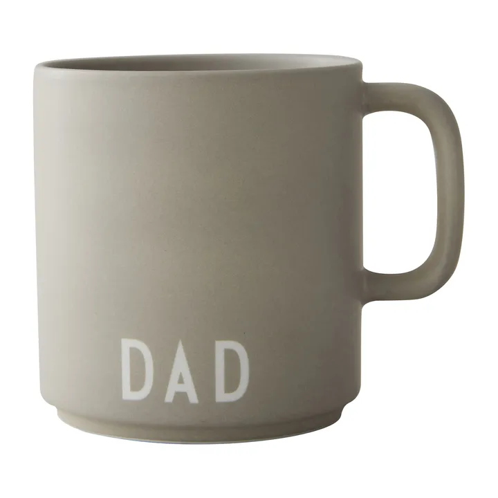 Design Letters kubek ulubiony z uchwytem 250 ml - Cool grey - Design Letters
