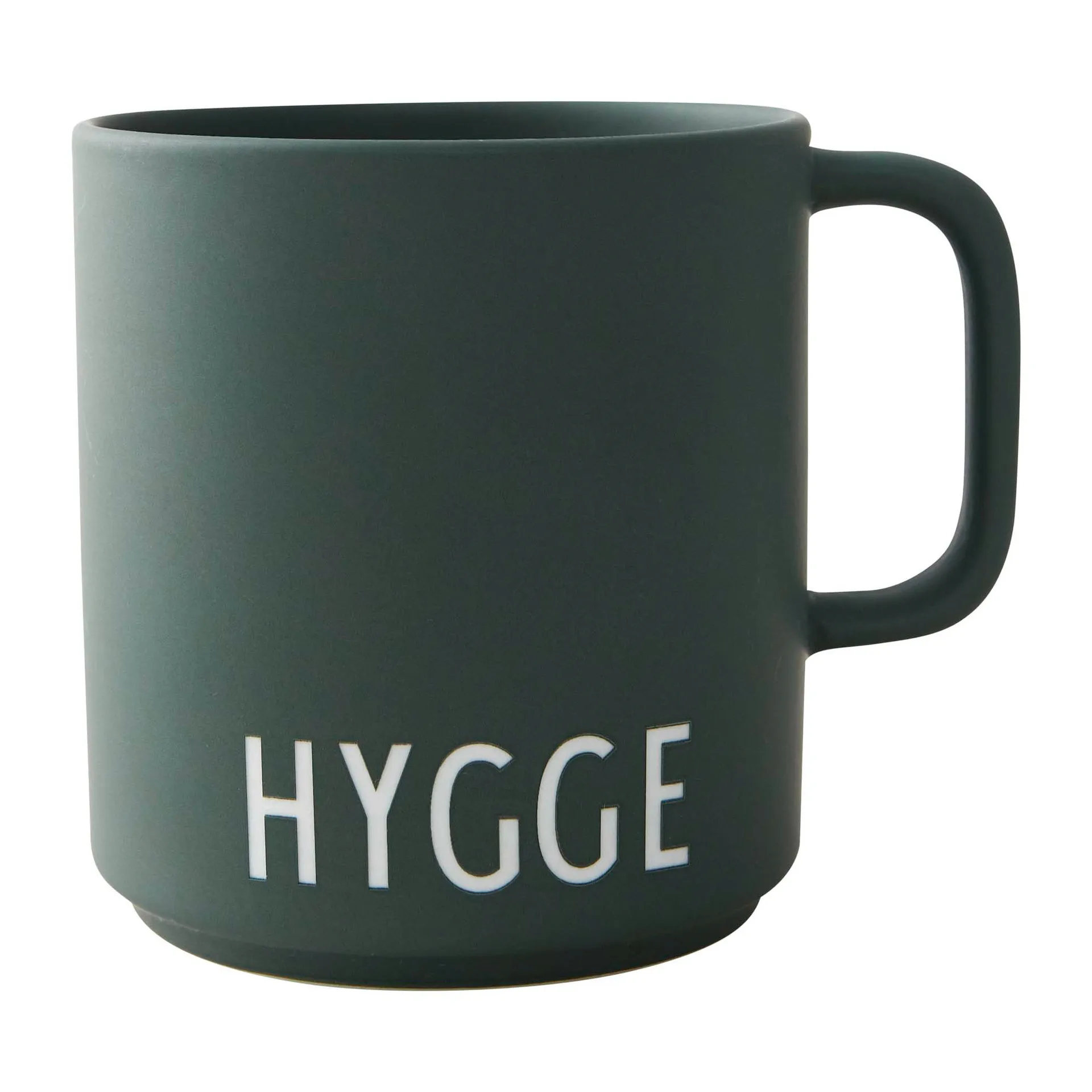 Design Letters kubek ulubiony z uchwytem 250 ml, Hygge-dark green Design Letters