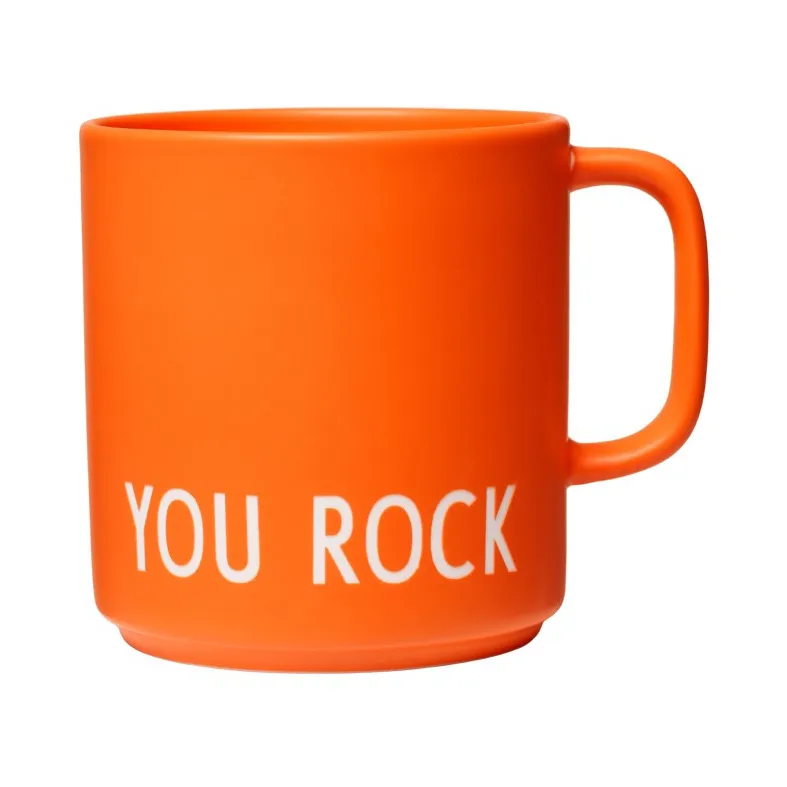 Design Letters kubek ulubiony z uchwytem 250 ml, Orange Design Letters