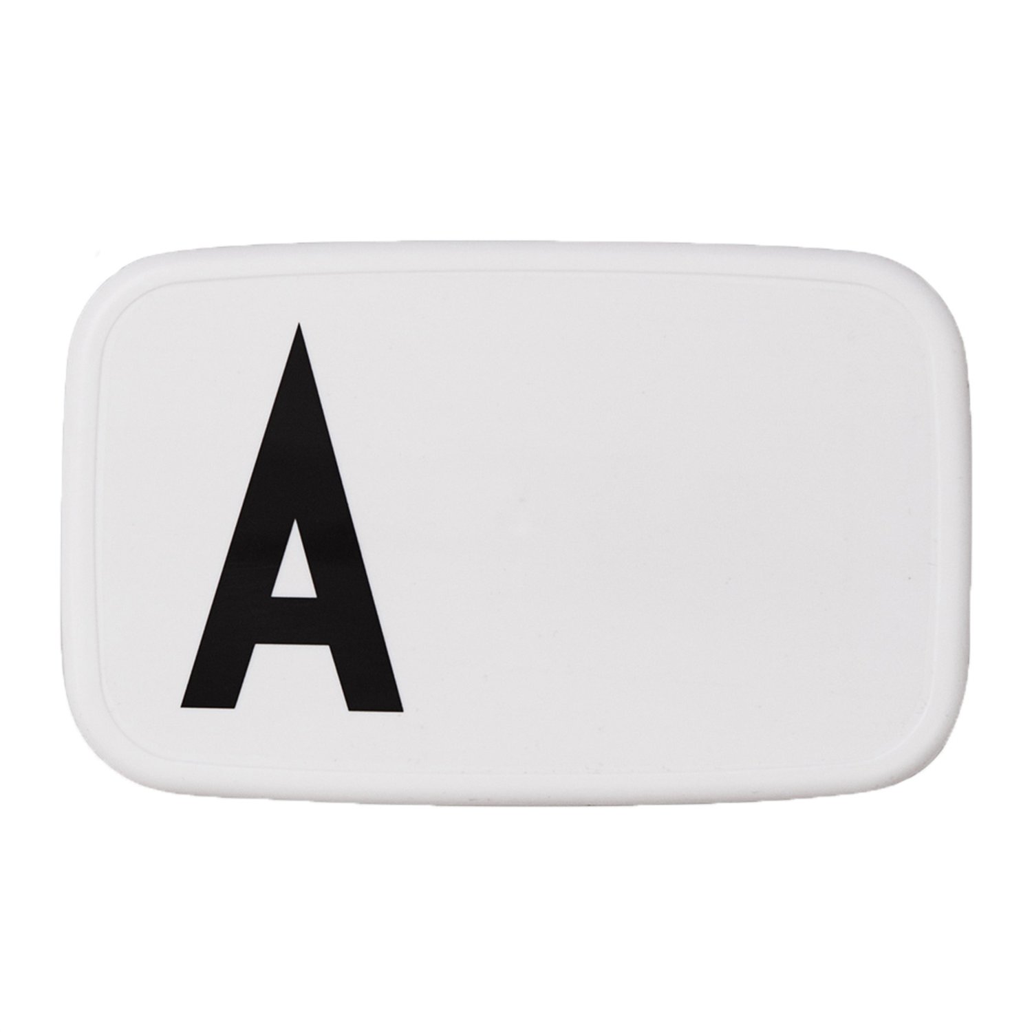Design Letters Design Letters lunch box A | Skandynawski Design | Pojemniki na żywność i lunch boxy | Biały