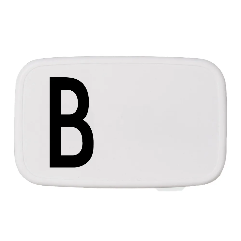 Design Letters lunch box, B Design Letters