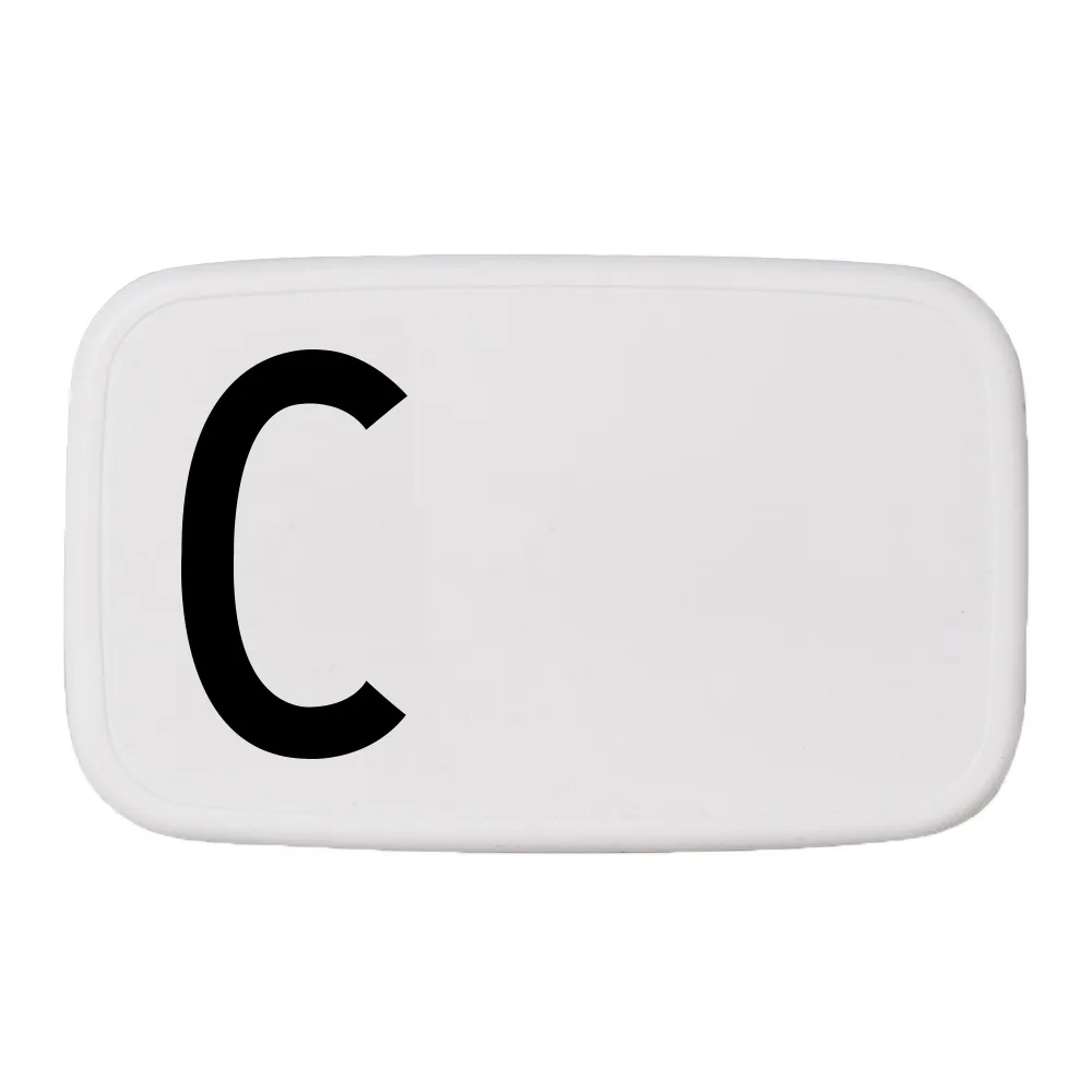 Design Letters lunch box, C Design Letters