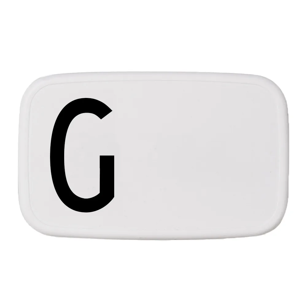 Design Letters lunch box, G Design Letters
