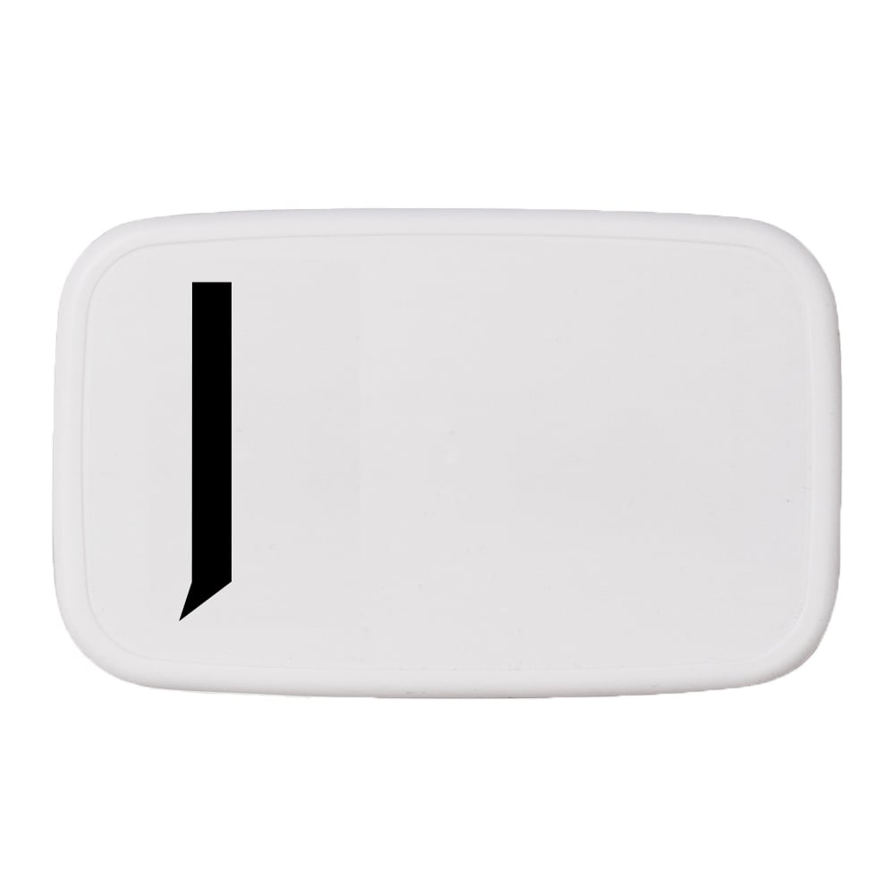 Design Letters Design Letters lunch box J | Skandynawski Design | Pojemniki na żywność i lunch boxy | Biały