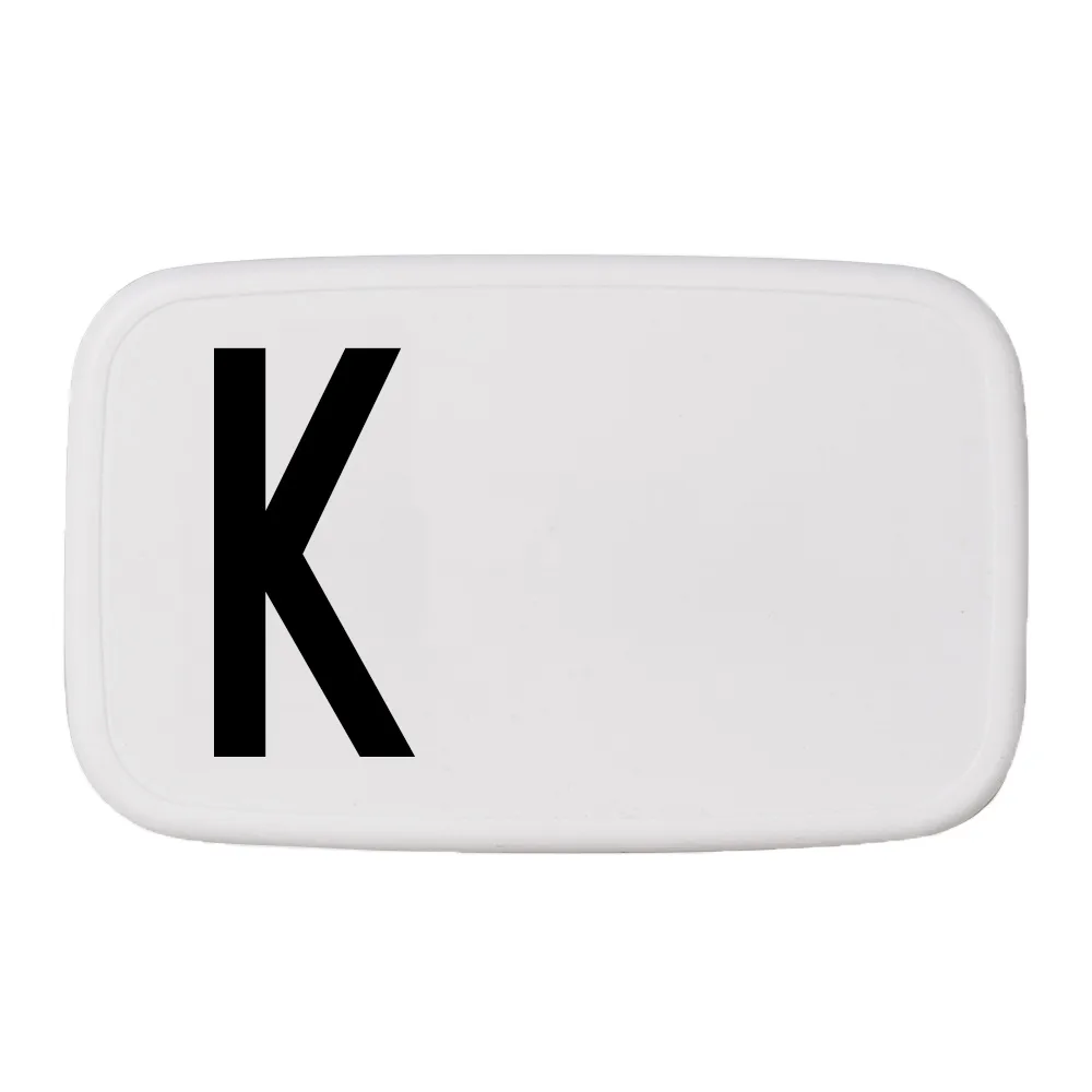 Design Letters lunch box, K Design Letters