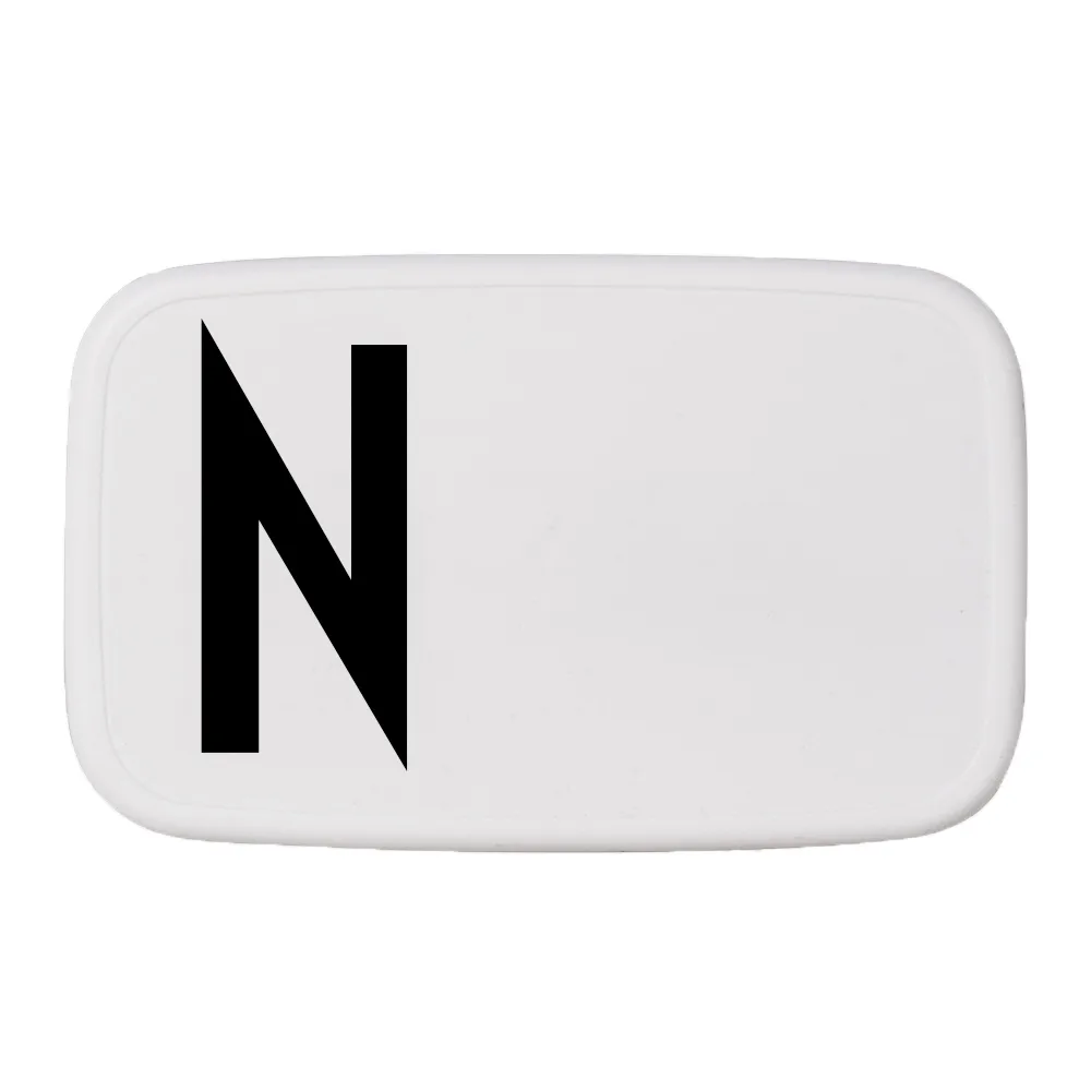 Design Letters lunch box, N Design Letters