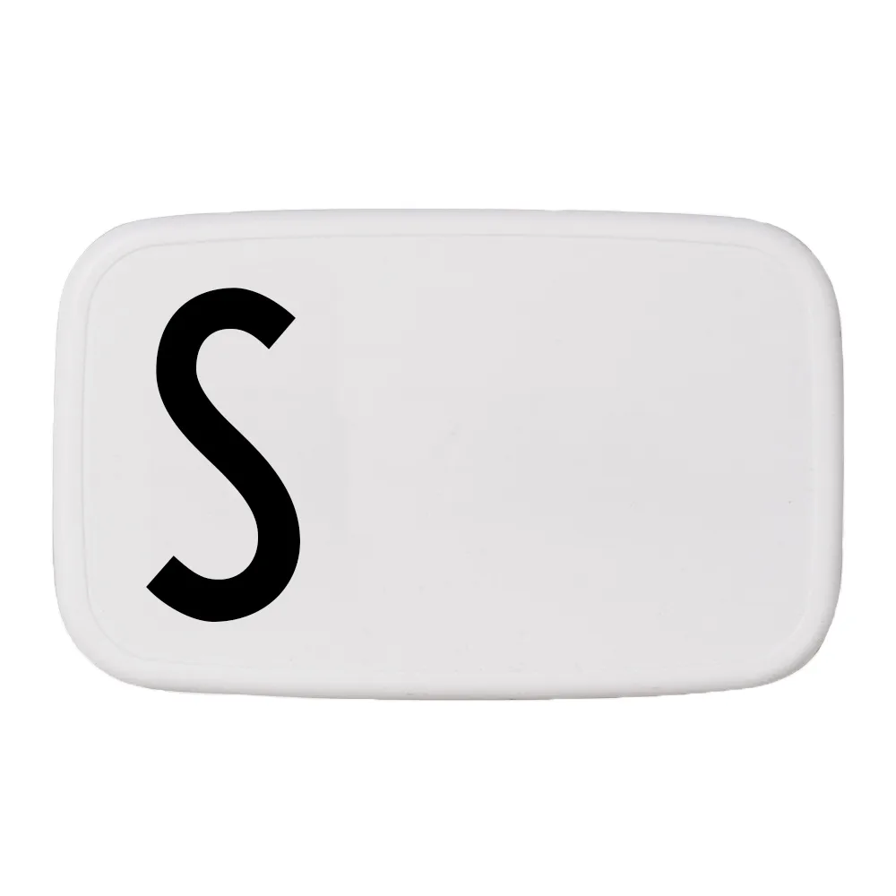 Design Letters lunch box, S Design Letters