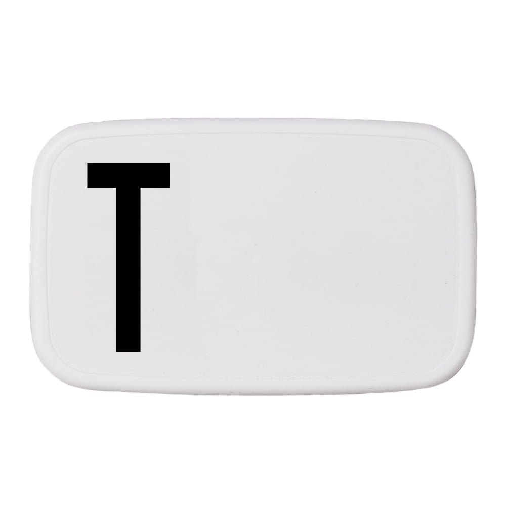 Design Letters Design Letters lunch box T | Skandynawski Design | Pojemniki na żywność i lunch boxy | Biały