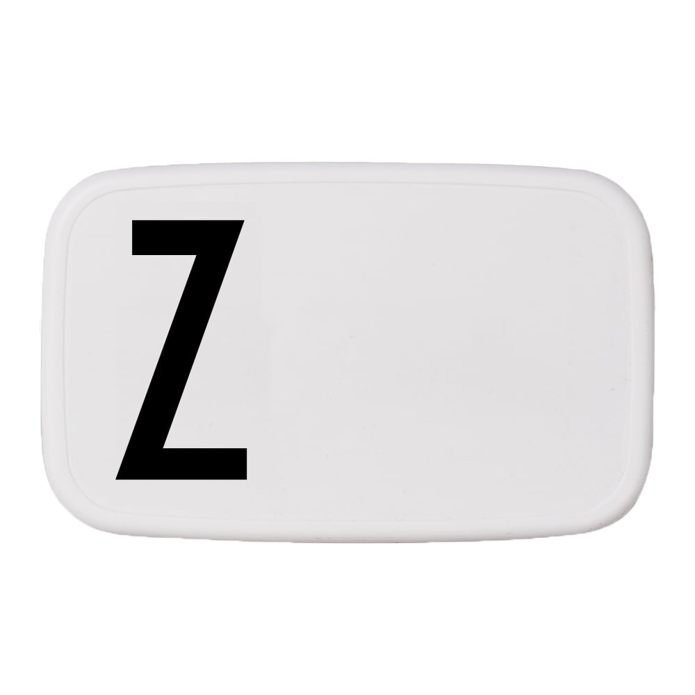 Design Letters Design Letters lunch box Z | Skandynawski Design | Pojemniki na żywność i lunch boxy | Czarny