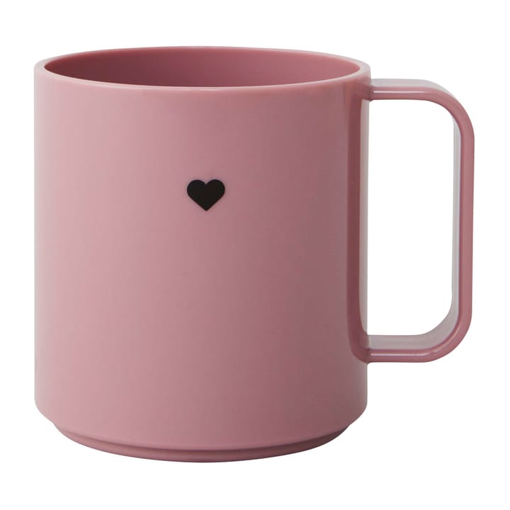 Design Letters Mini Love kubek z uchwytem, Ash rose Design Letters