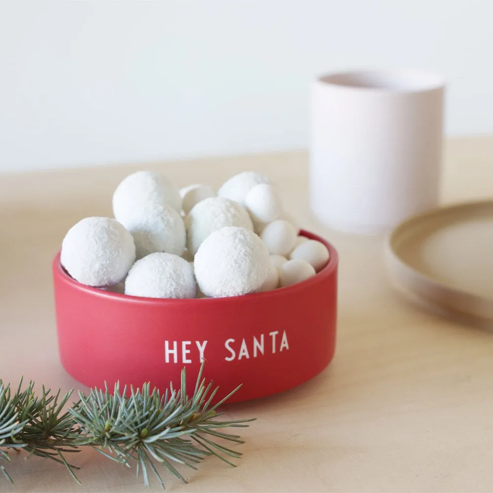 Design Letters misa na przekąski Ø12 cm, Santa-faded rose Design Letters