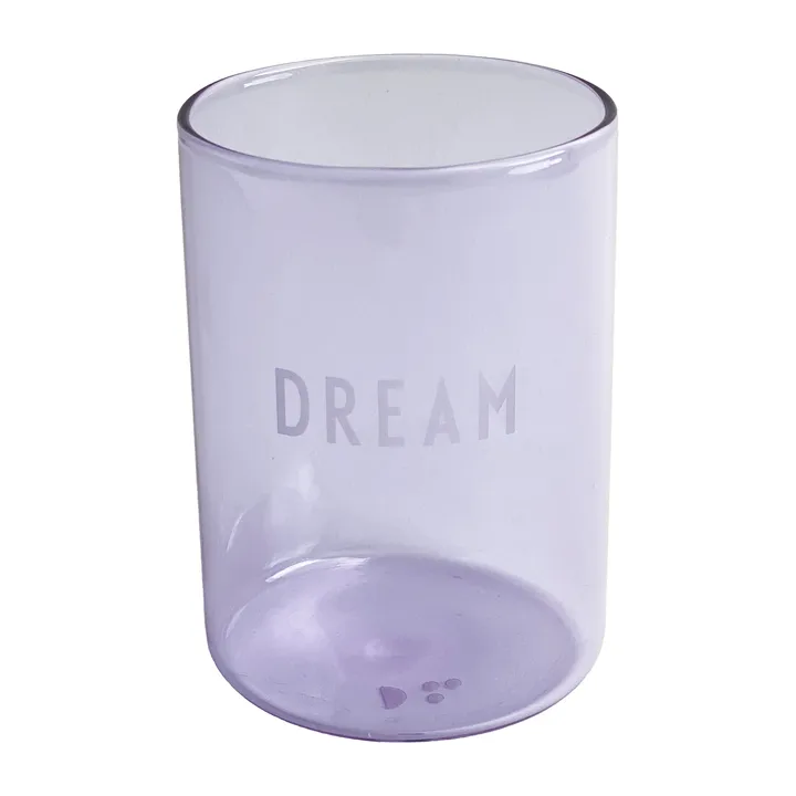 Design Letters szklanka 350 ml - Fioletowy - Design Letters