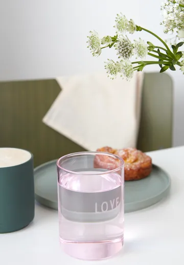 Design Letters szklanka 350 ml - Love-rose - Design Letters