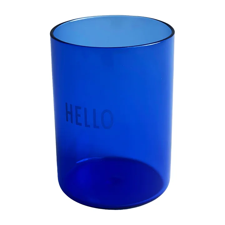 Design Letters szklanka 350 ml - Niebieski - Design Letters