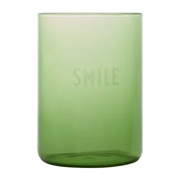 Design Letters szklanka 350 ml - Smile-green - Design Letters