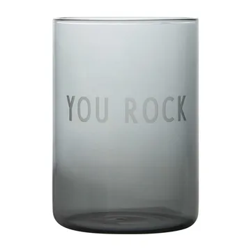 Design Letters szklanka 350 ml - Ty rock-black - Design Letters