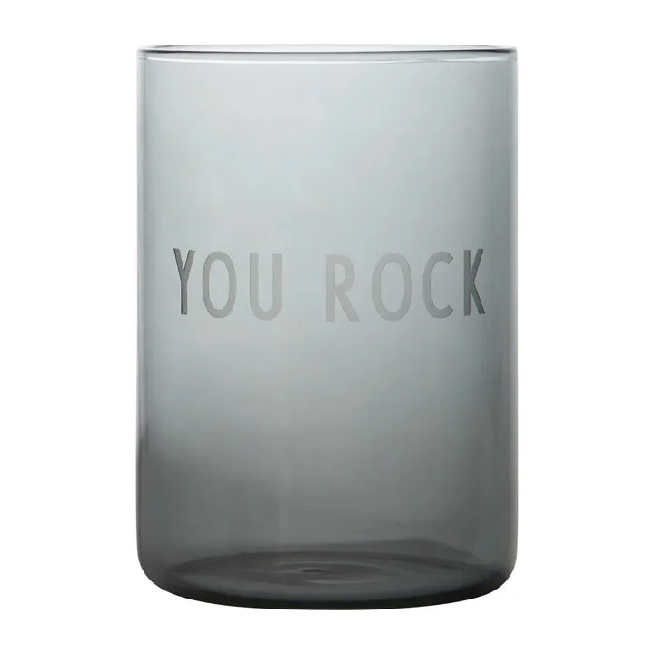 Design Letters szklanka 350 ml - Ty rock-black - Design Letters