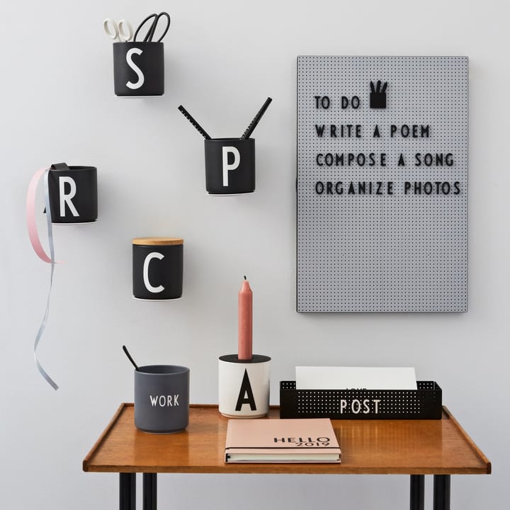 Design Letters tablica literowa A3, Ciemnoszara Design Letters