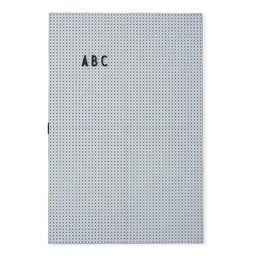 Design Letters tablica literowa A3 - Jasnoszara - Design Letters