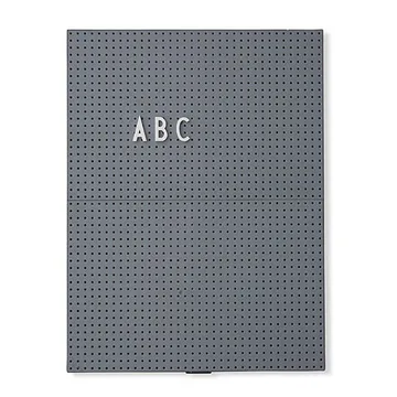 Design Letters tablica literowa A4 - ciemnoszary - Design Letters