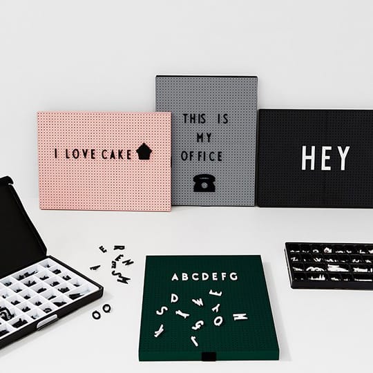 Design Letters tablica literowa A4, ciemnoszary Design Letters