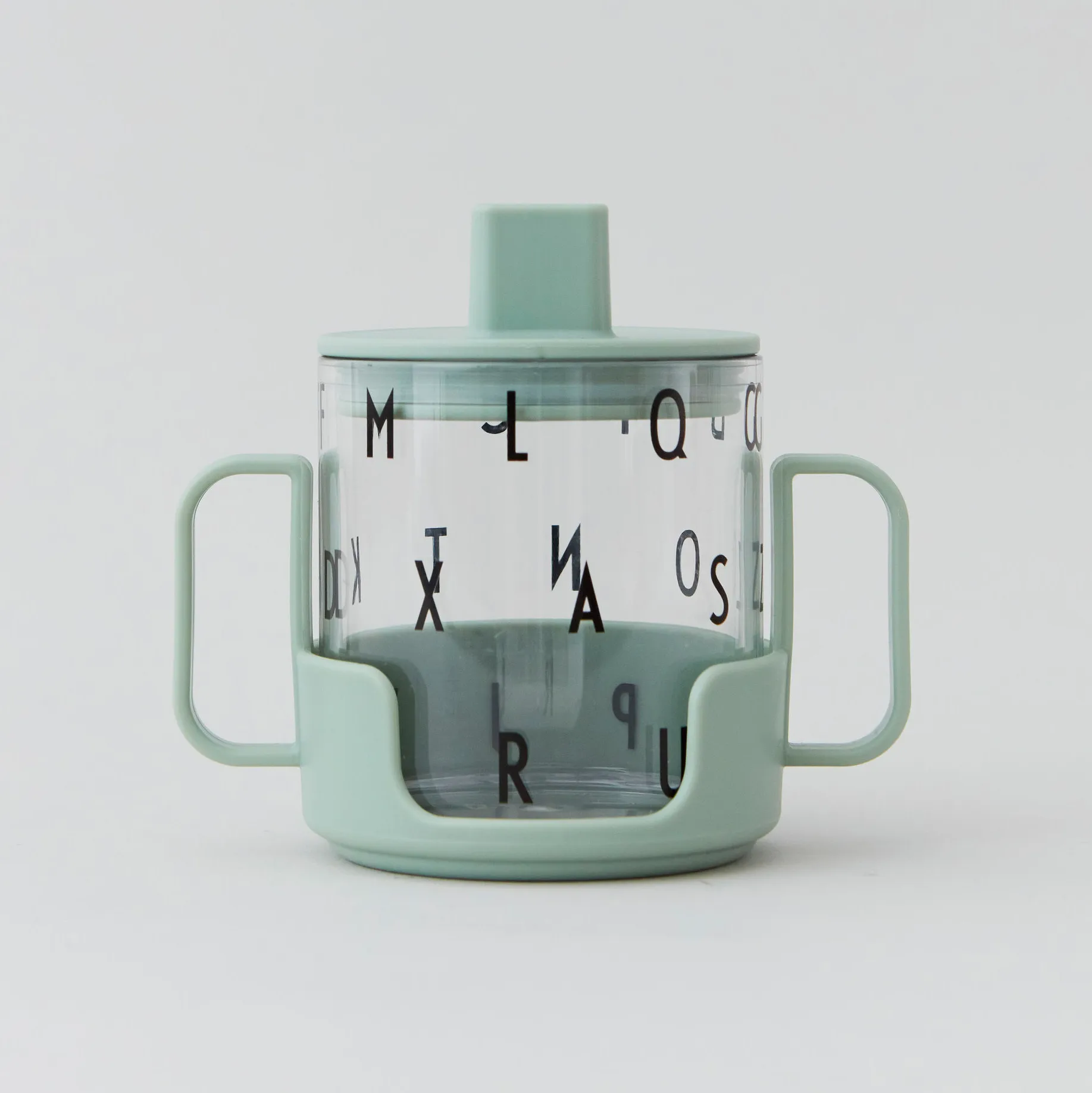 Design Letters uchwyt do szklanki tritan, Green Design Letters