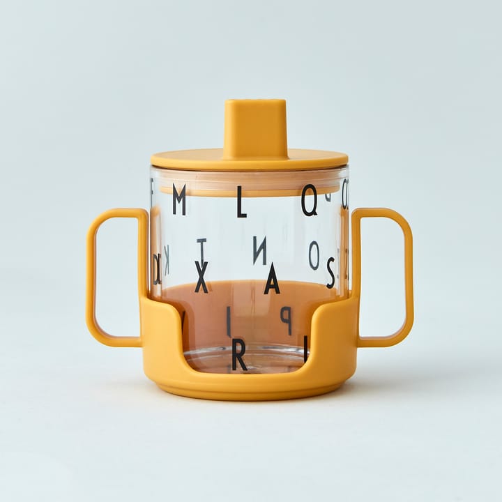 Design Letters uchwyt do szklanki tritan, Mustard Design Letters