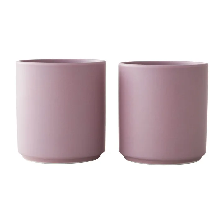 Design Letters ulubiony kubek 250 ml, 2‑pak - Lavender - Design Letters