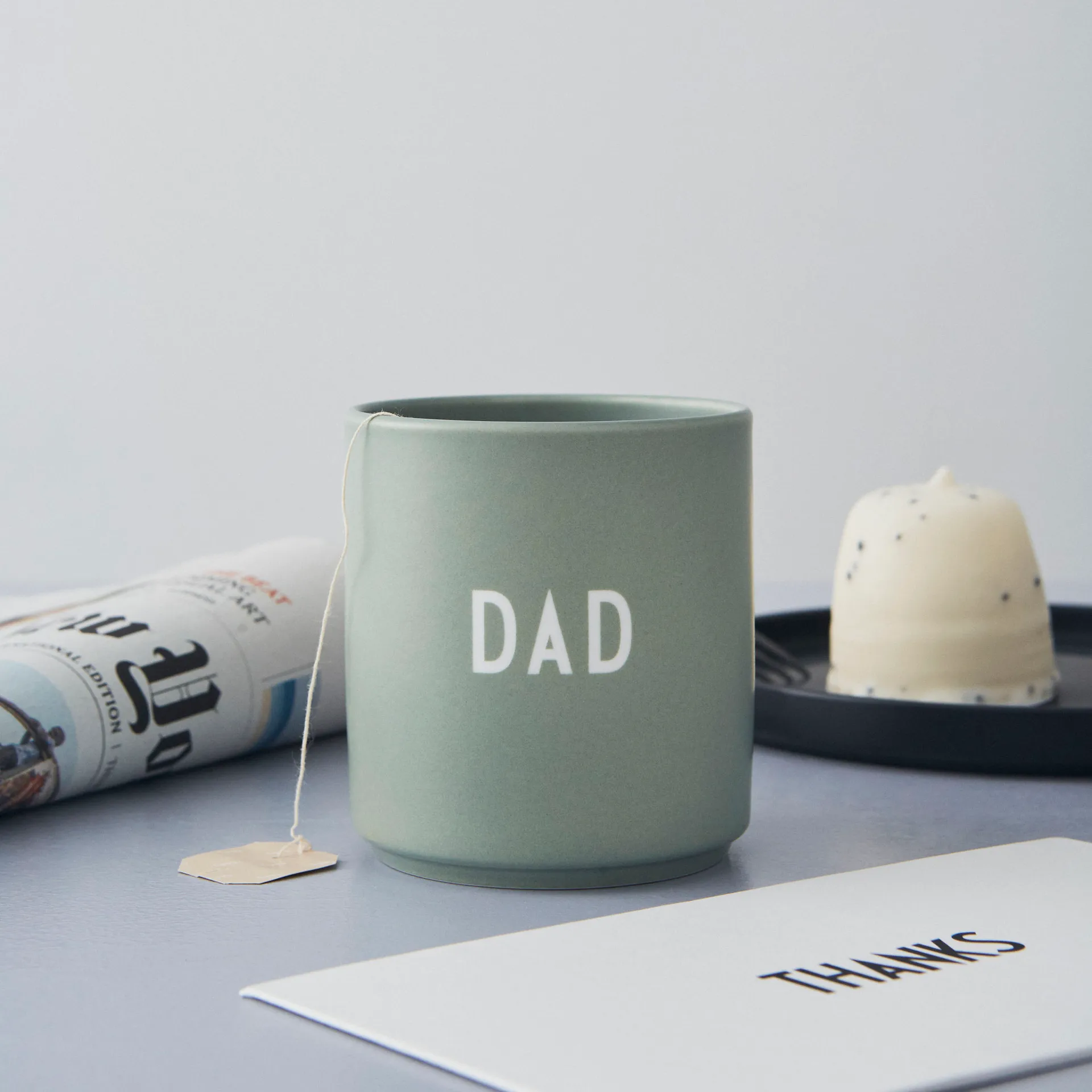 Design Letters ulubiony kubek 250 ml, Dad/Love-green Design Letters