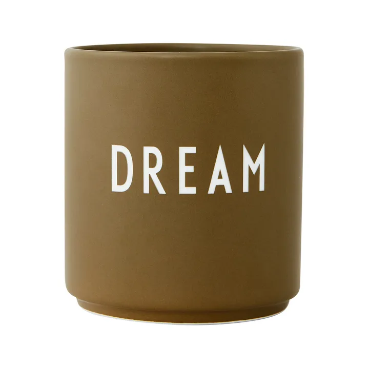 Design Letters ulubiony kubek 250 ml - Dream-olive - Design Letters