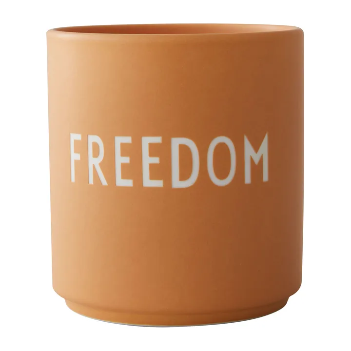 Design Letters ulubiony kubek 250 ml - Freedom-orange - Design Letters