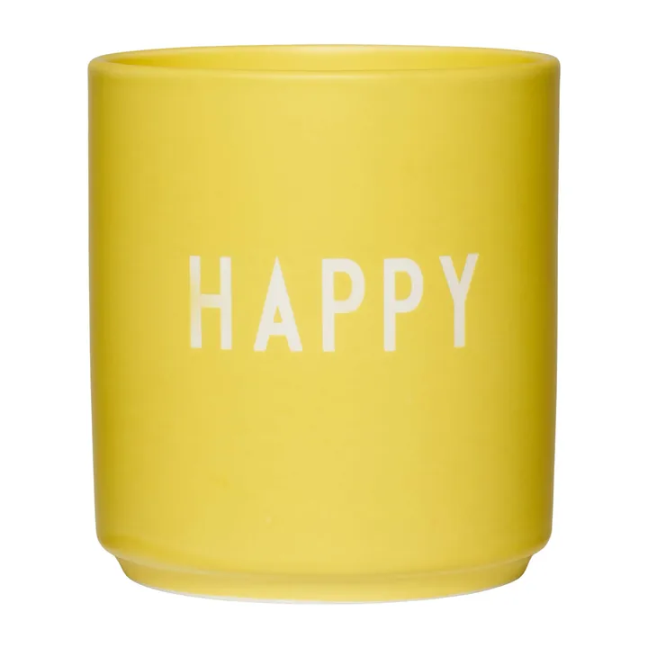 Design Letters ulubiony kubek 250 ml - Happy-yellow - Design Letters