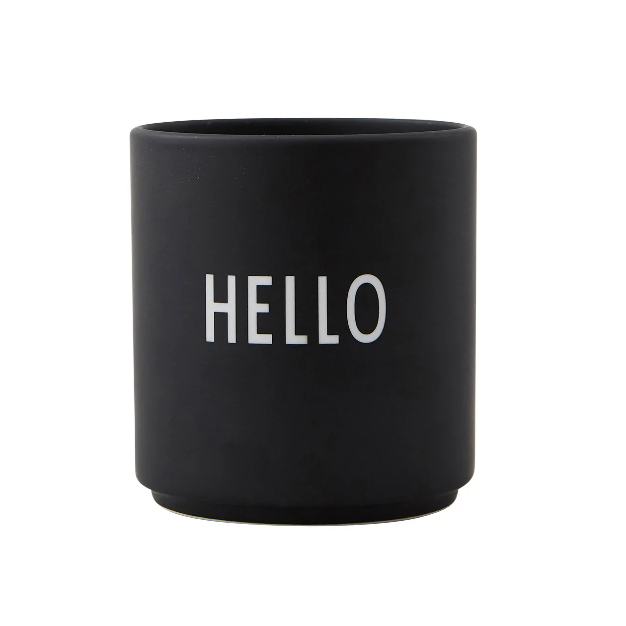 Design Letters ulubiony kubek 250 ml, Hello-black Design Letters