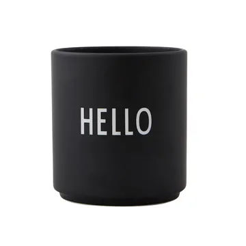 Design Letters ulubiony kubek 250 ml - Hello-black - Design Letters