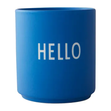 Design Letters ulubiony kubek 250 ml - Hello-cobalt blue - Design Letters
