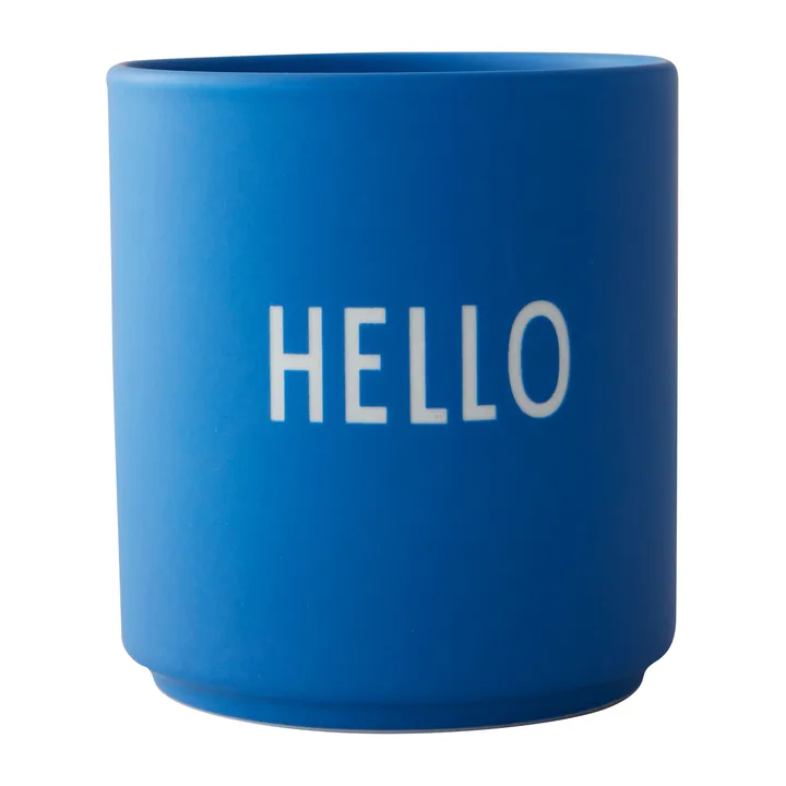 Design Letters ulubiony kubek 250 ml - Hello-cobalt blue - Design Letters