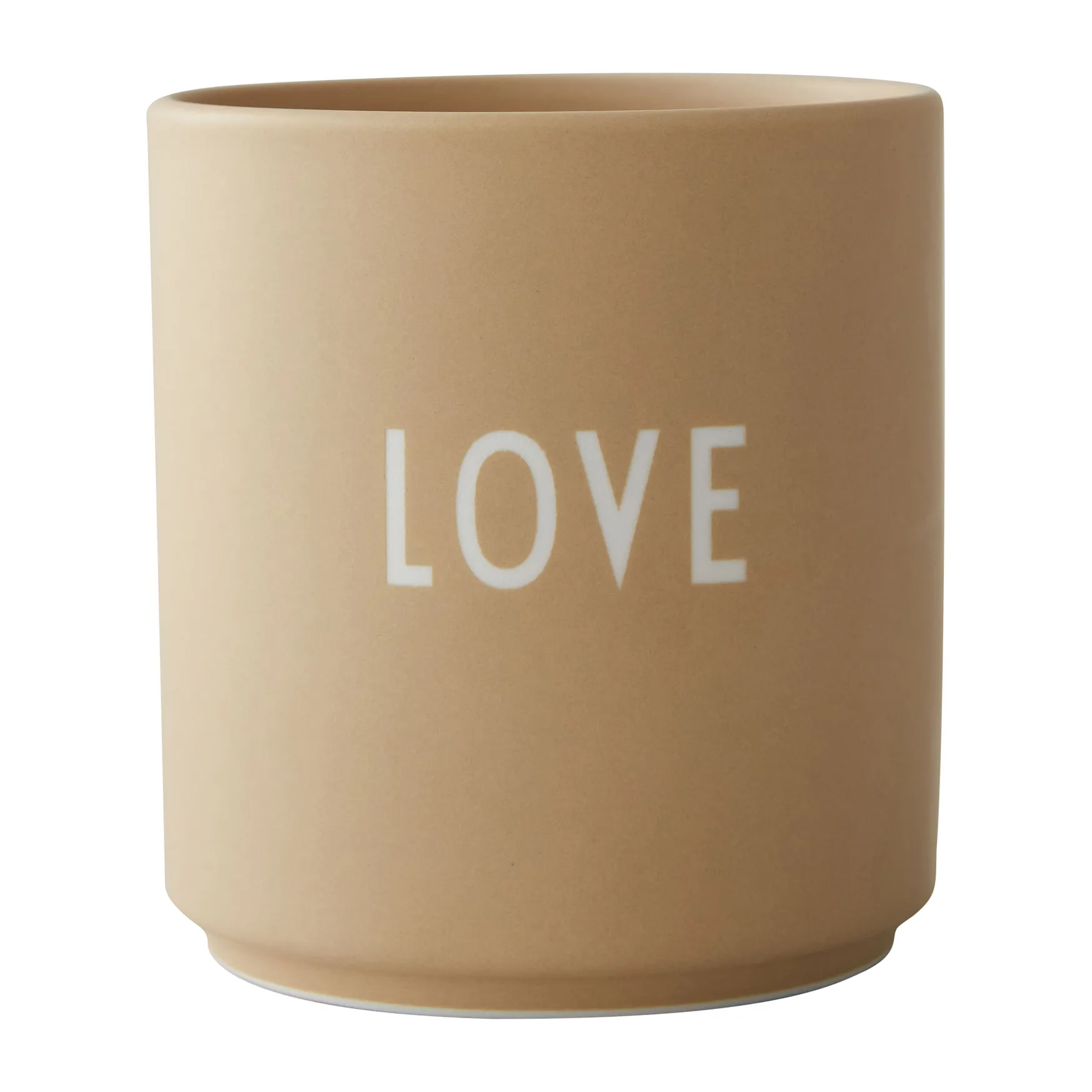 Design Letters ulubiony kubek 250 ml, Love-beige Design Letters
