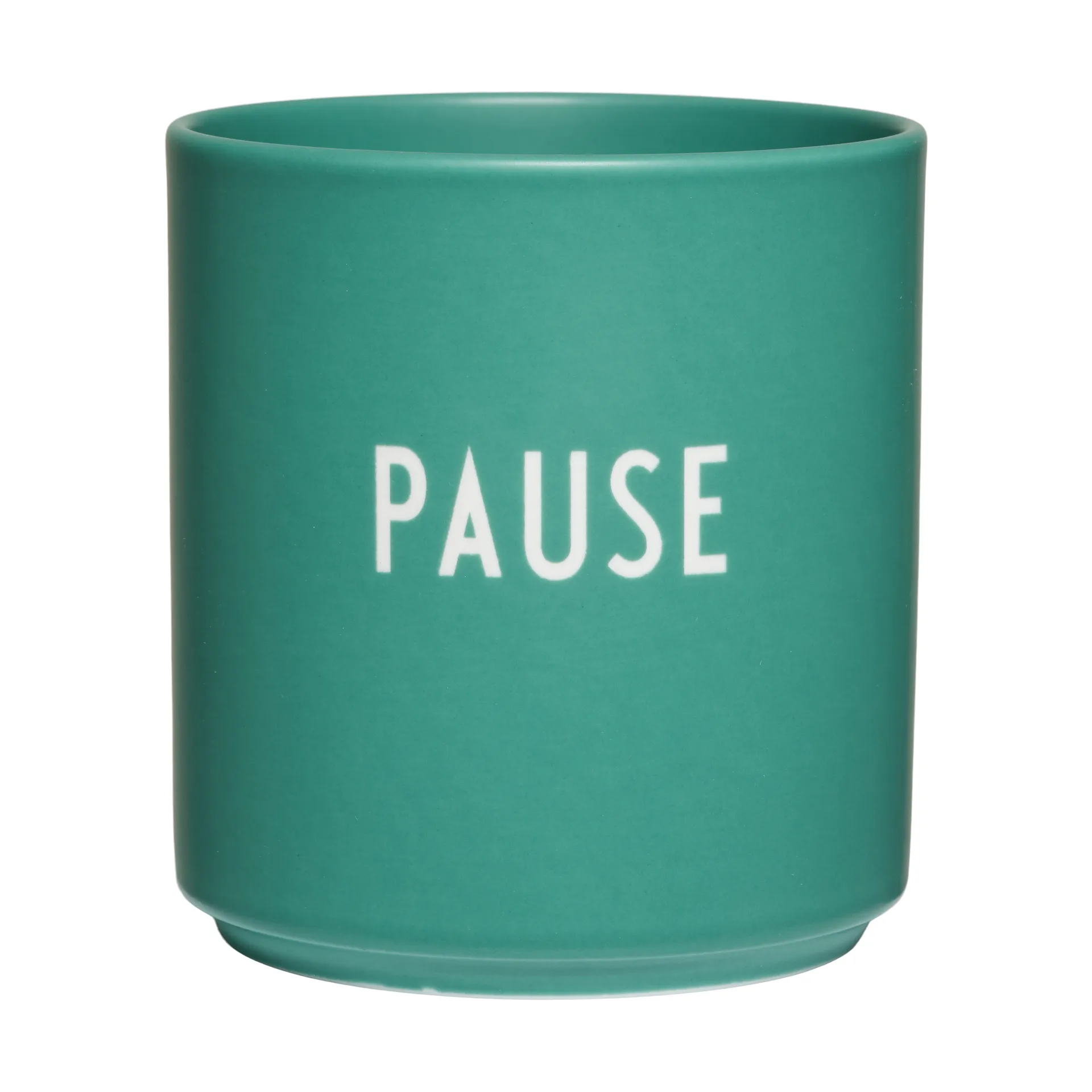 Design Letters ulubiony kubek 250 ml, Pause-antique green Design Letters