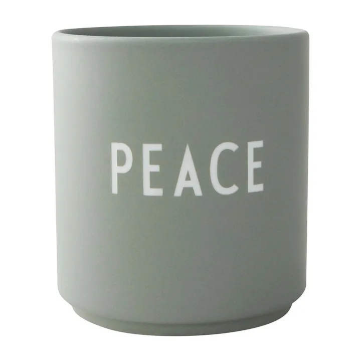 Design Letters ulubiony kubek 250 ml - Peace-green - Design Letters