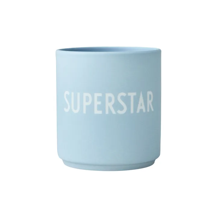 Design Letters ulubiony kubek 250 ml - Superstar (Niebieski) - Design Letters