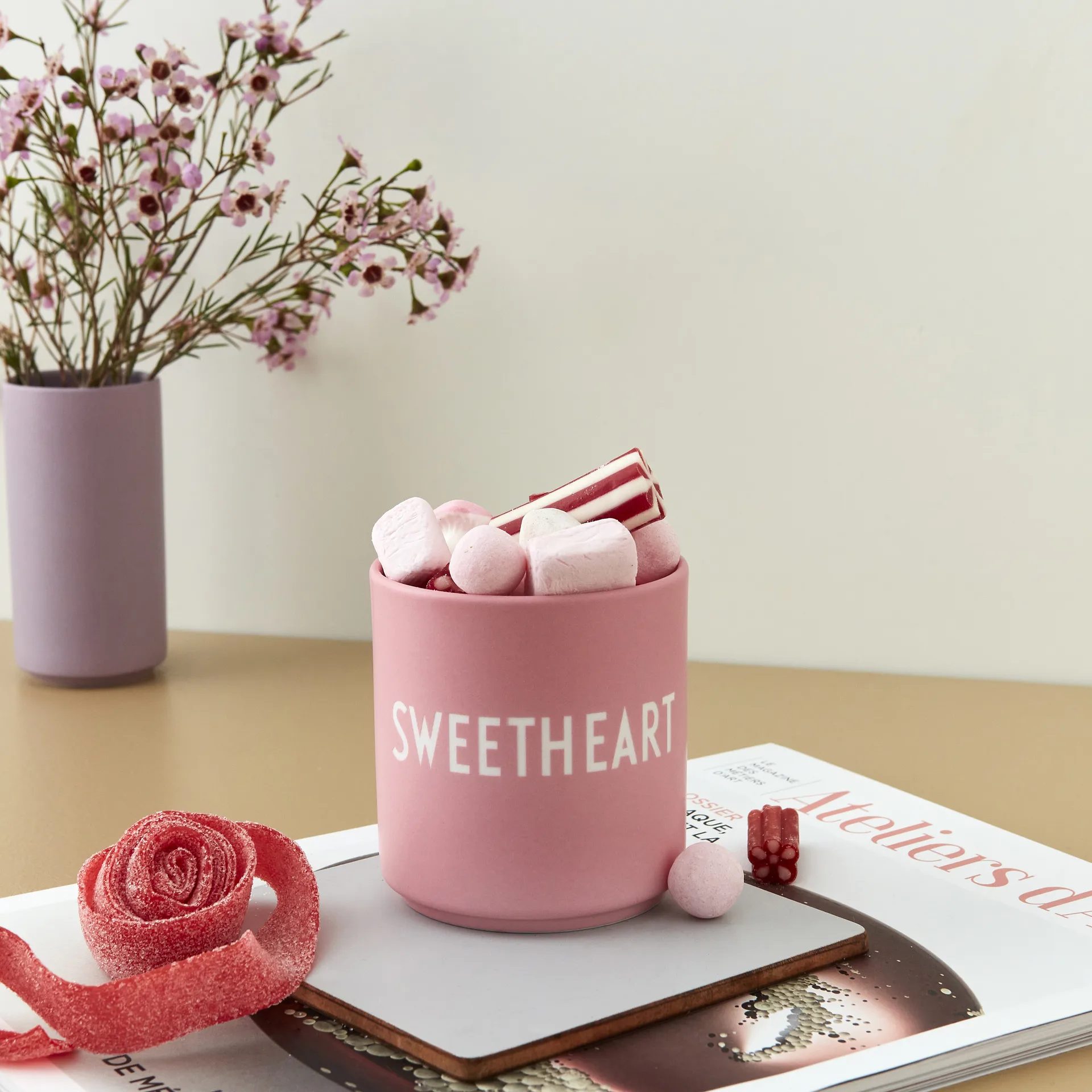 Design Letters ulubiony kubek 250 ml, Sweetheart-pink Design Letters